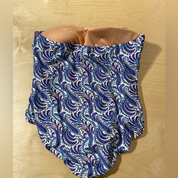 Re-Imagined by J. Crew Maternity Strapless One Piece Swimsuit Size 20 (MW) - Picture 12 of 14